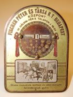 cca 1900 Fischer mechanikus reklám-naptár / Mechanic promo-calendar