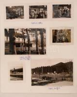 1943 A magyar hadsereg Ukrajnában. Skole. Magyar katonák és magyar hadikórház fényképes front naplój...