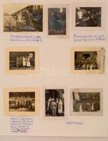 1943 A magyar hadsereg Ukrajnában. Skole. Magyar katonák és magyar hadikórház fényképes front naplój...