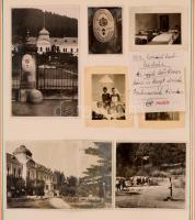 1943 A magyar hadsereg Ukrajnában. Skole. Magyar katonák és magyar hadikórház fényképes front naplój...