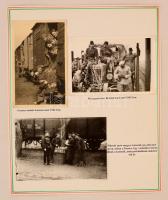 1943 A magyar hadsereg Ukrajnában. Skole. Magyar katonák és magyar hadikórház fényképes front naplój...