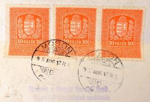 Mosonmagyaróvár ~1892-1925. 3db részben kitöltött 10f és 20f (2x) váltó + 1931. "Kühne Mezőgazd...