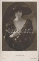 Asta Nielsen(1881-1972) dán némafilm színésznő, fotólap, 14x9 cm / Asta Nielsen actress, photocard, 14x9 cm