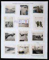 1942-1943 Magyar katonák a keleti fronton. Novgorod, Sosztka, zsákmányolt orosz harckocsik. 20 db fe...