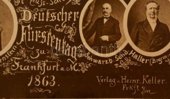 1863 Deutscher Fürstentag. A nagynémet egység szorgalmazására összehívott találkozón résztvevő német...