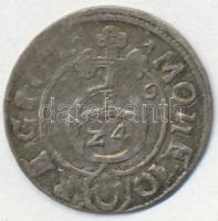 Lengyelország / Királyság 1620. Poltorak "III. Zsigmond" Ag Bromberg (1,38g) T:2- patina Poland / Kingdom 1620. Poltorak "Sigismund III." Ag Bromberg (1,38g) C:VF patina Kopicki 855