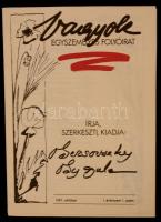 1991 Vagyok, egyszemélyes folyóirat, szerk.: Obersovszky Gyula, 1. évf. 1. sz., érdekes írásokkal, tűzött papírkötésben, 24. p.