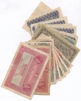 Vegyes: 1916. 1K (6x) egyiken "Deutschösterreich" felülbélyegzéssel + 1917. 2K (2x) egyik ...