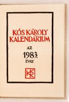 Kós Károly kalendarium az 1983. évre.  Megjelent 550 számozott példányban a készítők aláírásával, ez...