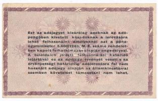 1946. 100.000AP "5600"-as rendeletszámmal T:II-,III