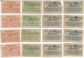 Ausztria / Steiermark 1920. 10h (8x) + 20h (4x) + 50h (12x) T:vegyes
Austria / Steiermark 1920. 10 ...