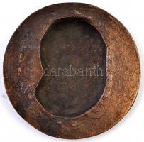 1960. "Erkel Ferenc 1810-1960" Br plakett (90mm) T:2