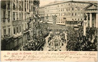 Trieste, Processione teofarica, Alessandro Levi / religious procession, shop of Adolfo Seisser (EB)