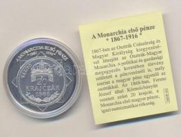 DN "A magyar nemzet pénzérméi - A Monarchia első pénze" Ag emlékérem tanúsítvánnyal (10,37...