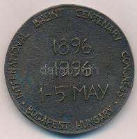 1996. "Nemzetközi Bálint Centenáriumi Kongresszus - 1896-1996. Május 1-5. - Budapest Magyarország" angol nyelvű, kétoldalas Br emlékérem (60mm) T:2 kis patina  Hungary 1996. "International Bálint Centenary Congress - 1896-1996 1-5 May - Budapest Hungary" English language, double sided Br commemorative medal (60mm) C:XF