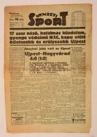 1941 a Nemzeti Sport 33. évf. 227. lapszáma, érdekes aktuális hírekkel