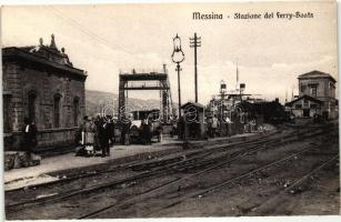 Messina, Stazione del ferry-boats / ferry port, automobile