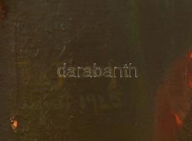 Lux József(?-?): Férfiportré. Olaj, karton, jelzett, 41x29 cm