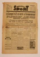 1939 a Nemzeti Sport 31. évf. 101. lapszáma, érdekes aktuális hírekkel