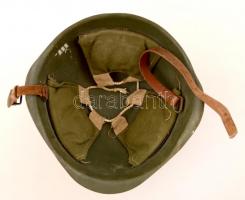 II. világháborús magyar katonai rohamsisak, fém, 30×25 cm