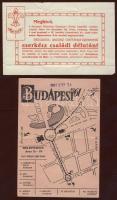 Meghívó cserkész családi délutánra (40-es évek) és 2Ft.os belépőjegy budapesti kultúrális intézményekbe (1961)