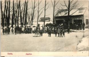 Detta, Jégpálya, kiadja Ballon József / ice rink