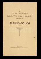 1916 A Délmagyarországi Malomipar Részvénytársaság Versecz alapszabályai, pp.:14, 22x14cm