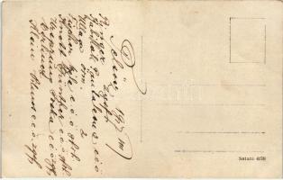 1917 Pelsőc, Plesivec, Katonai csoportkép (hátoldalon a résztvevők neveivel) / group photo