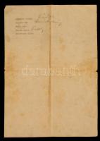 1937 Meghívó Fibinger Imre (1885-?) világutazó előadására, névsorral, aláírásokkal (Losonczy Géza, K...