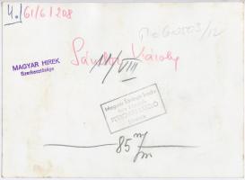 Sándor Károly, Csikar (1928- 2014) labdarúgó, jobbszélső, Magyar Hírek Szerkesztősége, Petrovits Lás...