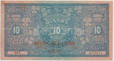 Szerb-Horvát-Szlovén Királyság 1919. 10D "40K" felülbélyegzéssel T:III
Kingdom of the Ser...