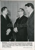 cca 1960 6 db. MTI fotó, köztük négy feliratozott, kettő Vigovszki Ferenc felvétele, a képeken Kálla...