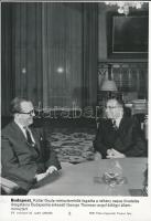 cca 1960 6 db. MTI fotó, köztük négy feliratozott, kettő Vigovszki Ferenc felvétele, a képeken Kálla...