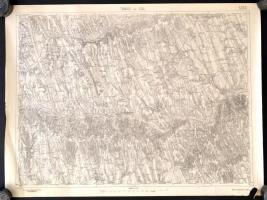 1908-1927 5 db katonai térkép a M. kir. állami térképészet  kiadásában(Tamási és Igal, Pécs, Bjelova...