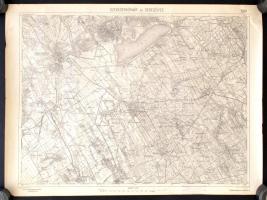 1908-1927 5 db katonai térkép a M. kir. állami térképészet  kiadásában(Tamási és Igal, Pécs, Bjelova...
