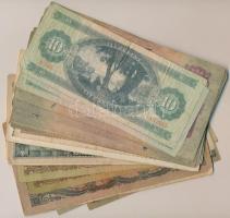 43db-os vegyes magyar pengő, forint bankjegy tétel T:III