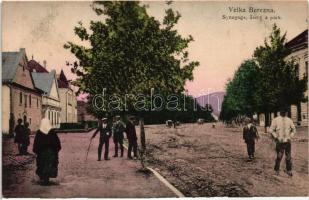 Nagyberezna, Velykyi Bereznyi, Velká Berezna; zsinagóga, iskola, park / synagogue, school, park