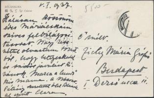 Csécse, Bélahalma, Bélahalompuszta; Keglevich kastély, Zichy Mária grófnőnek címezve (Rb)