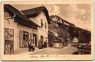 Arzberg, Post, Gemischtwarenhandlung, Gasthaus / post office, shop, guest house (EK)