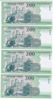 2003. 200Ft "FB" (3x) + 2004. 200Ft "FB" T:I,I-