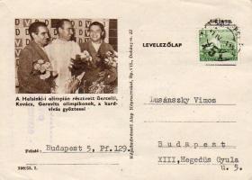 Olympia Helsinki Ung. Fechtenmannschaft