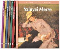 7 db. a Magyar Festészet Mesterei sorozatból: 1. Szinnyei Merse, 2. Munkácsy Mihály, 4. Paál László, 5. Zichy Mihály ,7. Rippl-Rónai, 8. Lotz Károly, 9. Vaszary János kötetek. Budapest, 2009, Kossuth Kiadó-Magyar Nemzeti Galéria. Kiadói kemény papírkötés. Jó állapotban.