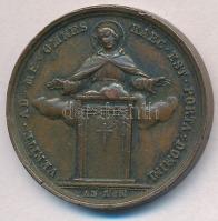 Vatikán 1900. "XIII. Leó / A Szent Kapu megnyitása" Br emlékérem. Szign.: Francesco Bianch...