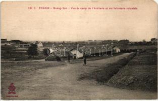 Tonkin, Quang-Yen, Camp de lArtillerie, Infanterie coloniale / military camps (EM)