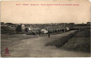 Tonkin, Quang-Yen, Camp de l&#039;Artillerie, Infanterie coloniale / military camps (EM)