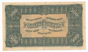 1923. 500K "Magyar Pénzjegynyomda Rt. Budapest" T:III
Adamo K34