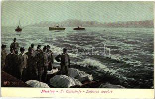 Messina, La Catastrofe, imbarco lugubre / seashore after the erthquake (EK)