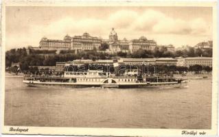 Szent Gellért gőzhajó / Hungarian steamship by the Royal Castle in Budapest