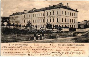 Dés, Dej; Magyar királyi Honvédlaktanya / military barracks (kis felületi sérülés / minor surface damage)