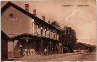 Margitfalva, Margecany; vasútállomás / railway station